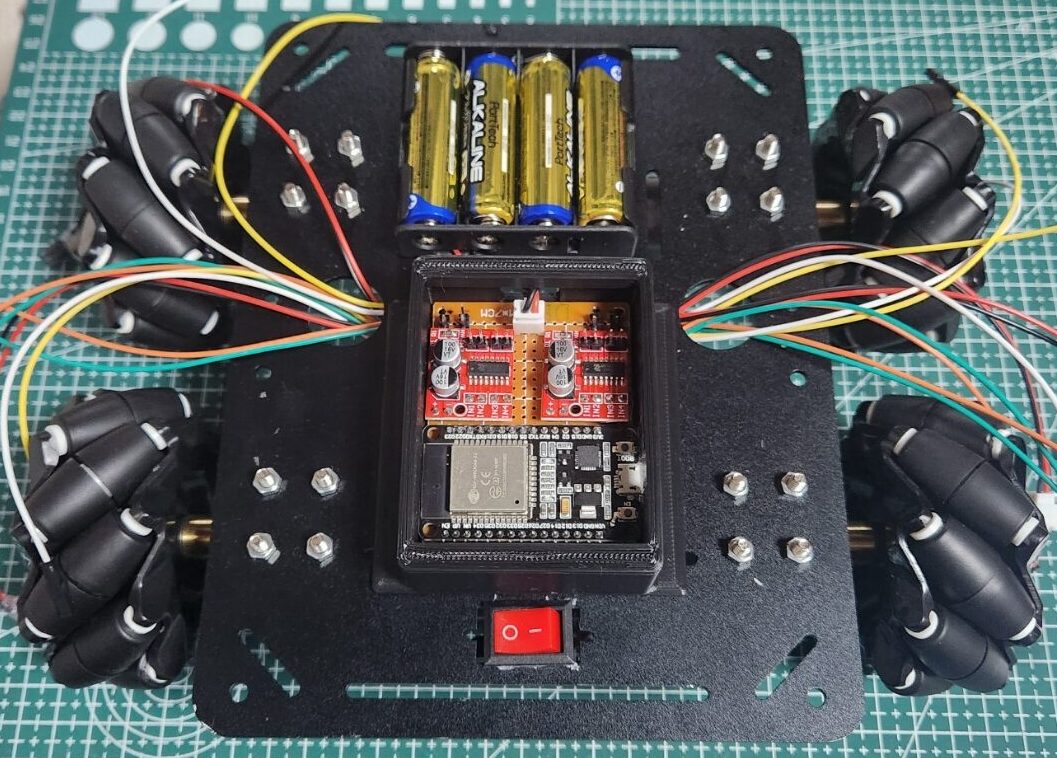 メカナムホイールロボットをはじめて動かす