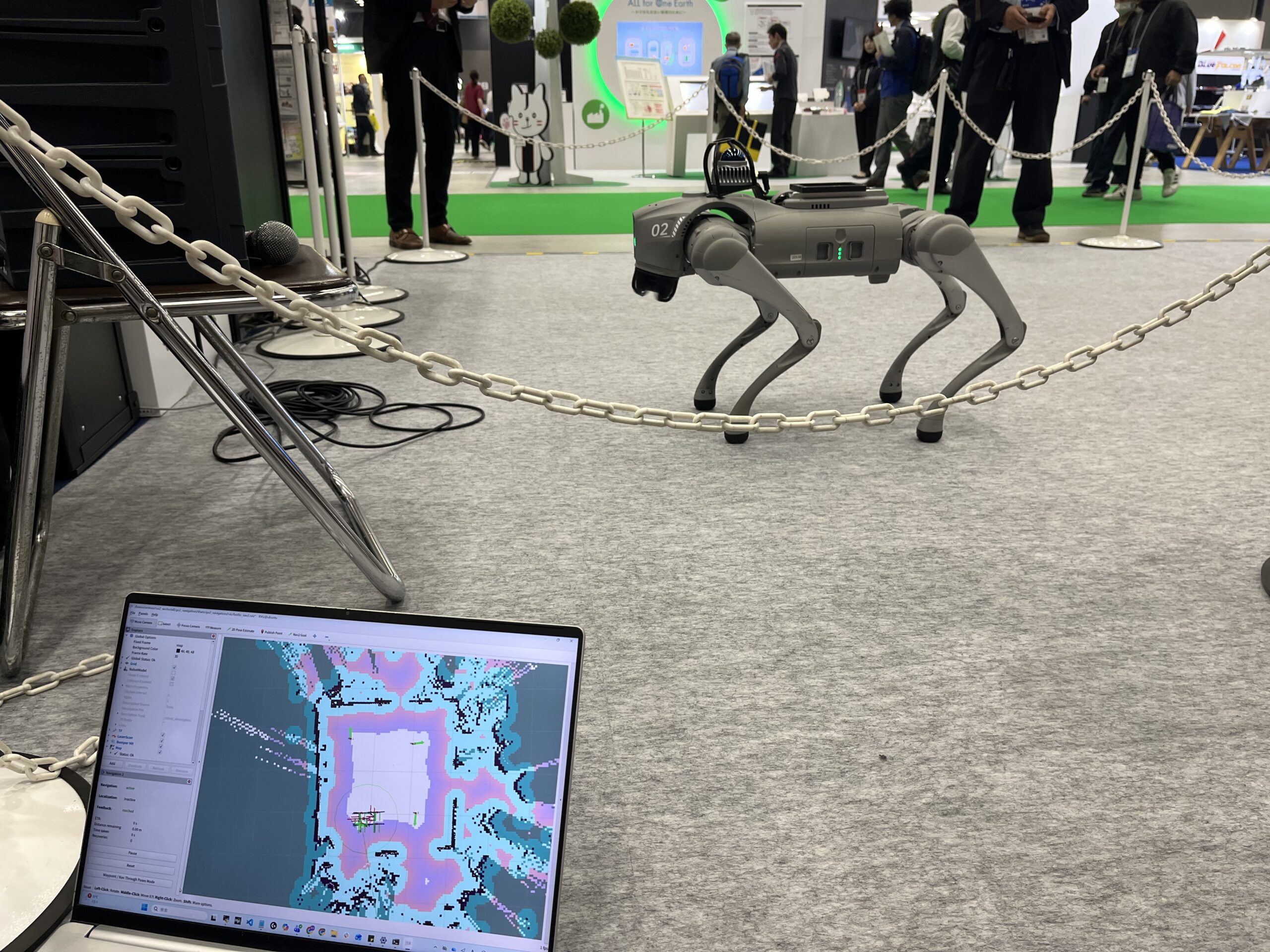 犬型ロボット出張in名古屋